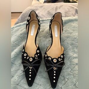 Tony Bianco Black Women's Shoes with Bow Detail